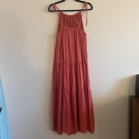 Showpo Pyper Tiered Dress in Rust - Picture 4 of 5